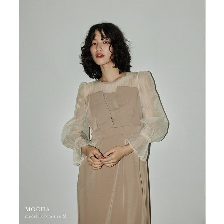 niana ニアナ ビスチェデザインコクーンドレス | Fashion Letter | 詳細画像12 