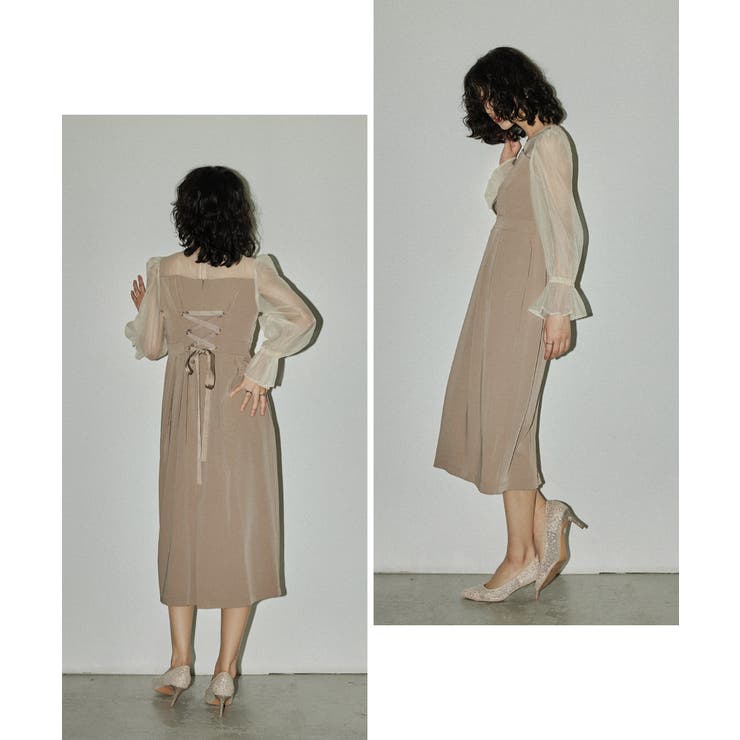 niana ニアナ ビスチェデザインコクーンドレス | Fashion Letter | 詳細画像14 