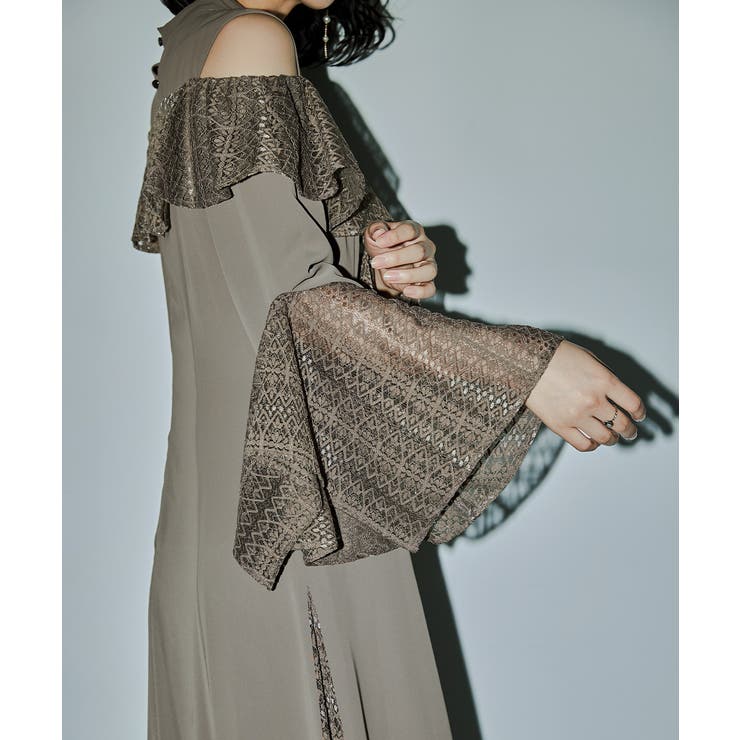 niana ニアナ スリーブスリットマーメイドドレス | Fashion Letter | 詳細画像5 