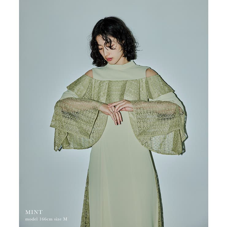 niana ニアナ スリーブスリットマーメイドドレス | Fashion Letter | 詳細画像7 