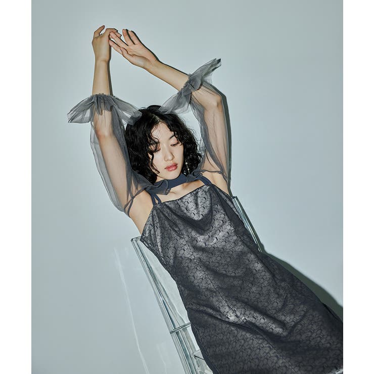 niana ニアナ チュールボレロ幾何学レースドレス | Fashion Letter | 詳細画像6 