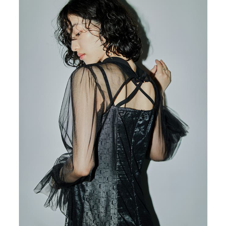 niana ニアナ チュールボレロ幾何学レースドレス | Fashion Letter | 詳細画像11 