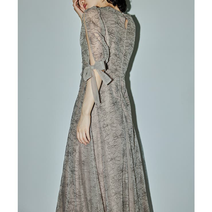 niana ニアナ リボンディテールエンブロイダリードレス | Fashion Letter | 詳細画像11 