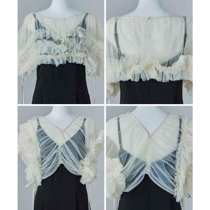 niana ニアナ ボリュームソフトチュールドレス | Fashion Letter | 詳細画像17 