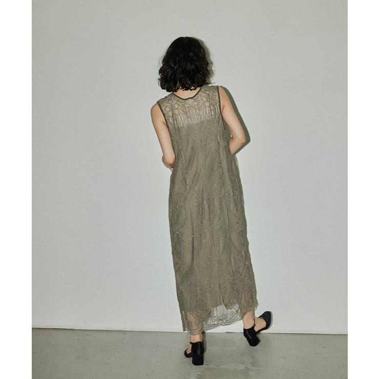 niana ニアナ ケミカルレースジッパードレス[品番：FT000009659