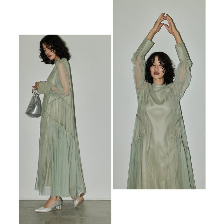 niana チュールパイピングAラインドレス Amazon.co.jp: [niana] チュールパイピングAラインドレス