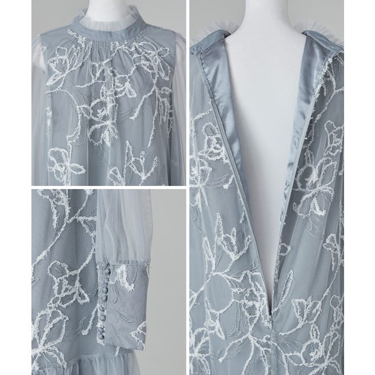 niana ニアナ フェザーフラワーチュールドレス[品番