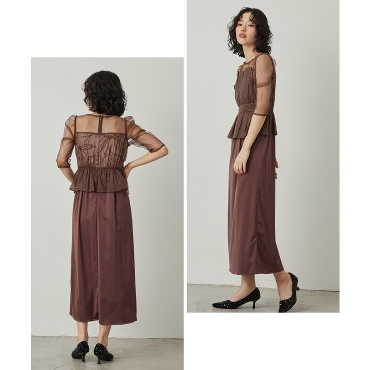 niana ニアナ フラリッシュペンシルドレス[品番：FT000009902