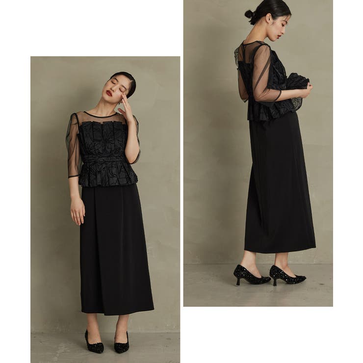 niana ニアナ フラリッシュペンシルドレス[品番：FT000009902