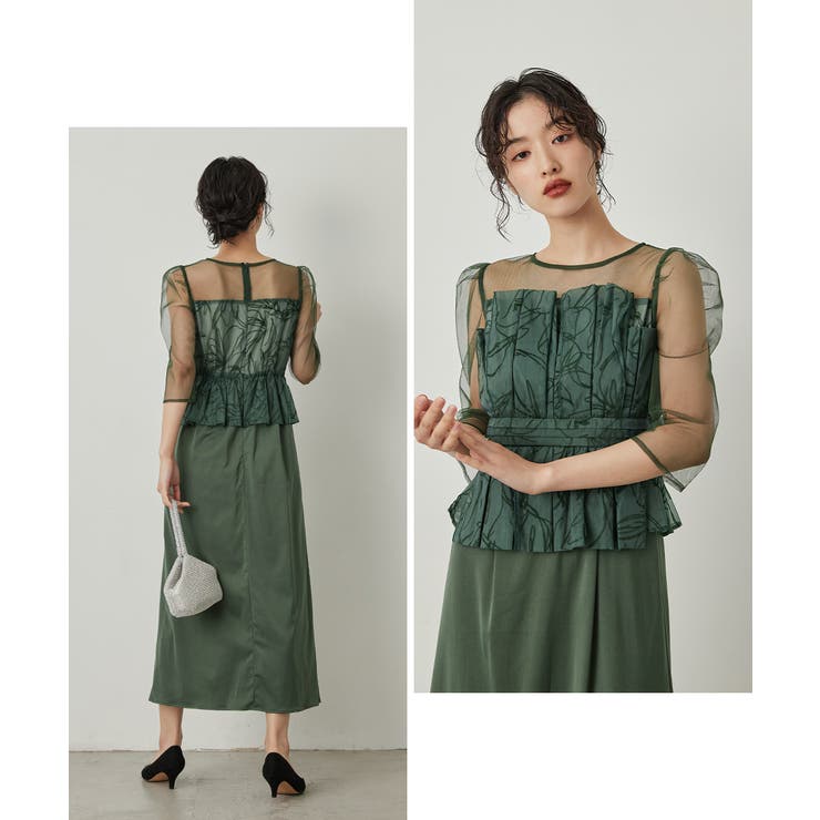 niana ニアナ フラリッシュペンシルドレス[品番：FT000009902