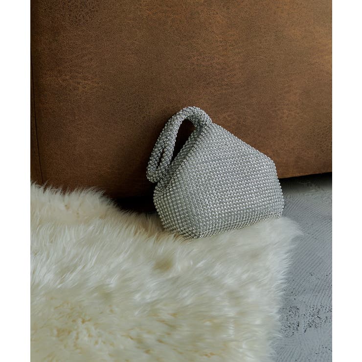 niana ニアナ ラインストーンワンハンドルミニバッグ[品番