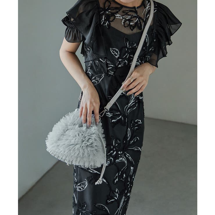 niana ニアナ ラメチュール巾着バッグ | Fashion Letter | 詳細画像8 