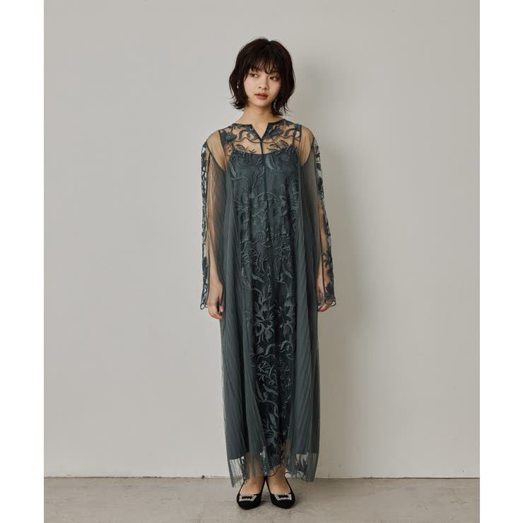 【新品】niana エスニックサイドプリーツドレス オケージョンドレス M エスニックサイドプリーツドレス Aライン マタニティ 妊婦 結婚式