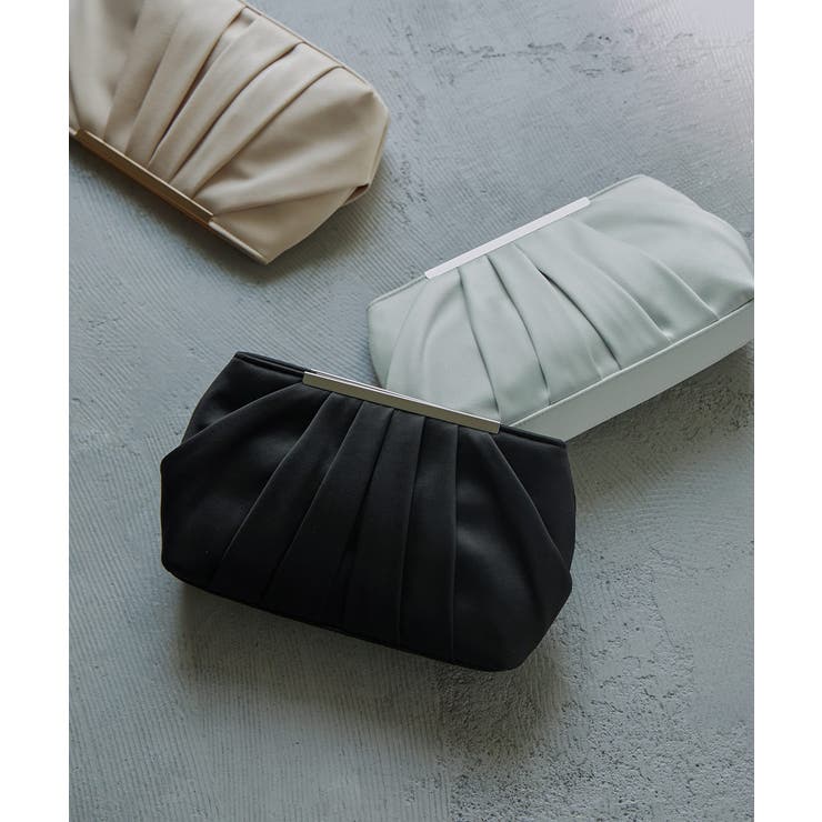 niana ニアナ 2wayタックデザインクラッチバッグ | Fashion Letter | 詳細画像4 