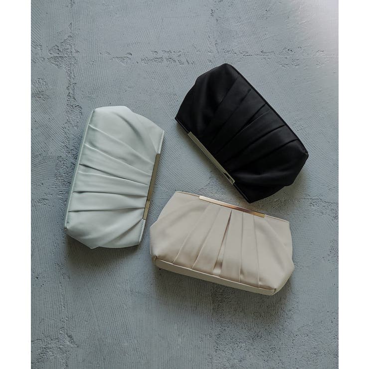 niana ニアナ 2wayタックデザインクラッチバッグ | Fashion Letter | 詳細画像5 