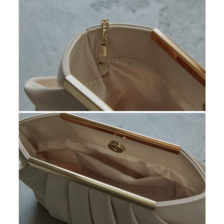 niana ニアナ 2wayタックデザインクラッチバッグ | Fashion Letter | 詳細画像7 