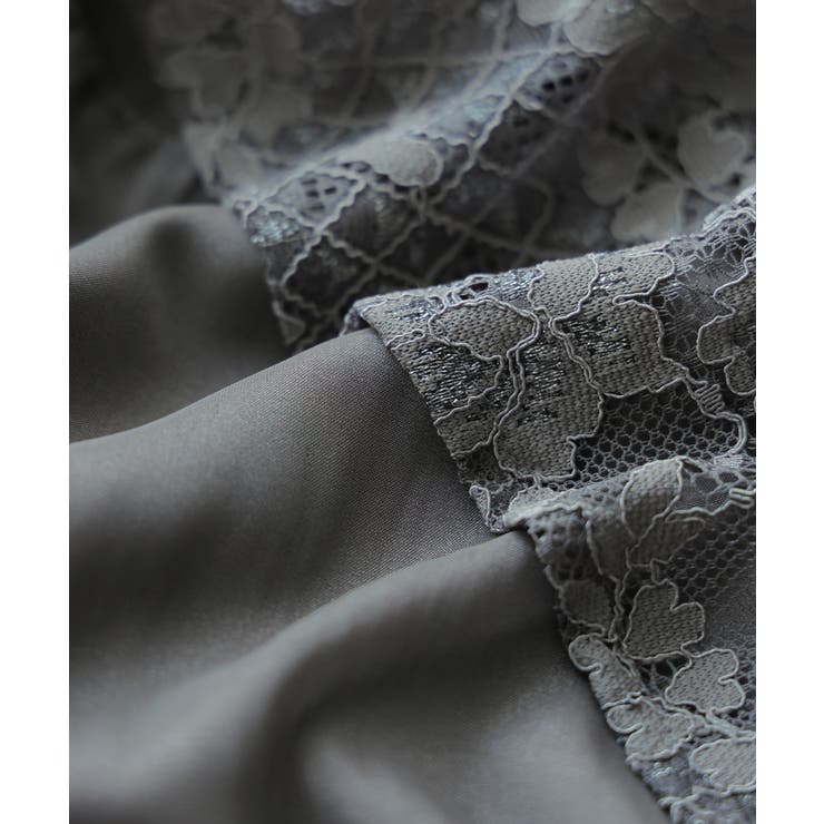 niana ニアナ シャーリングスリーブ花柄レースドレス | Fashion Letter | 詳細画像19 