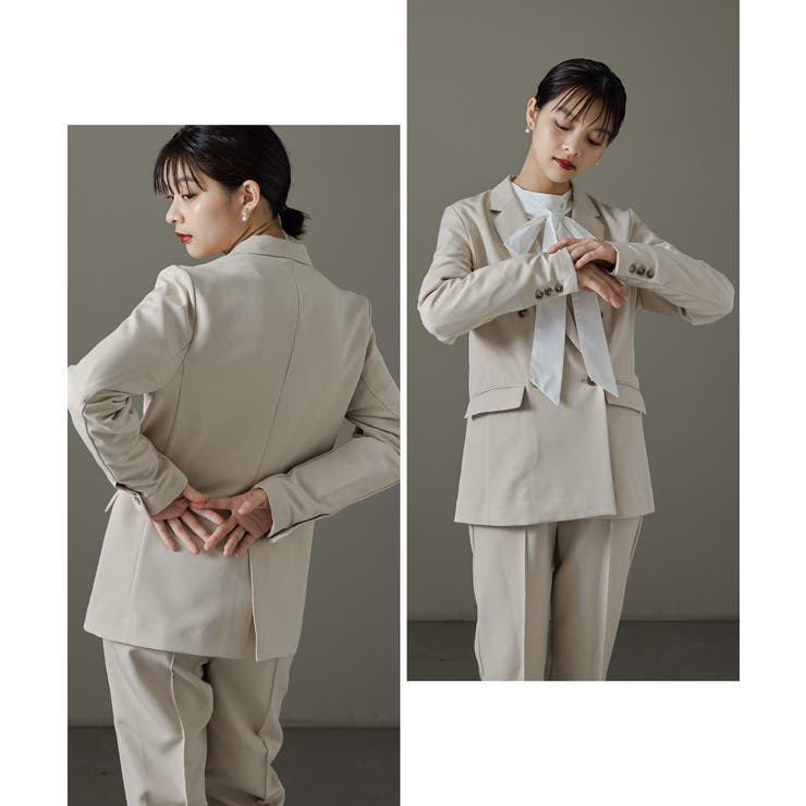 niana ニアナ ベーシックデザインパンツスーツ[品番：FT000009944