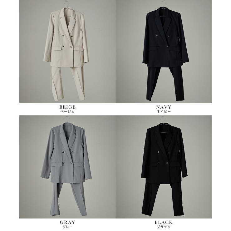 niana ニアナ ベーシックデザインパンツスーツ | Fashion Letter | 詳細画像20 