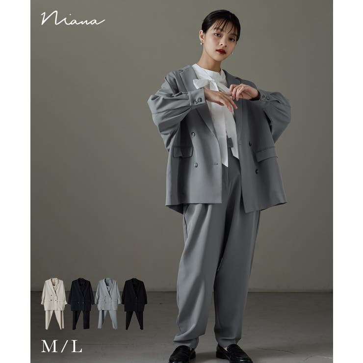 niana ニアナ ドルマンスリーブデザインパンツスーツ[品番 niana ニアナ ドルマンスリーブデザインパンツスーツ[品番