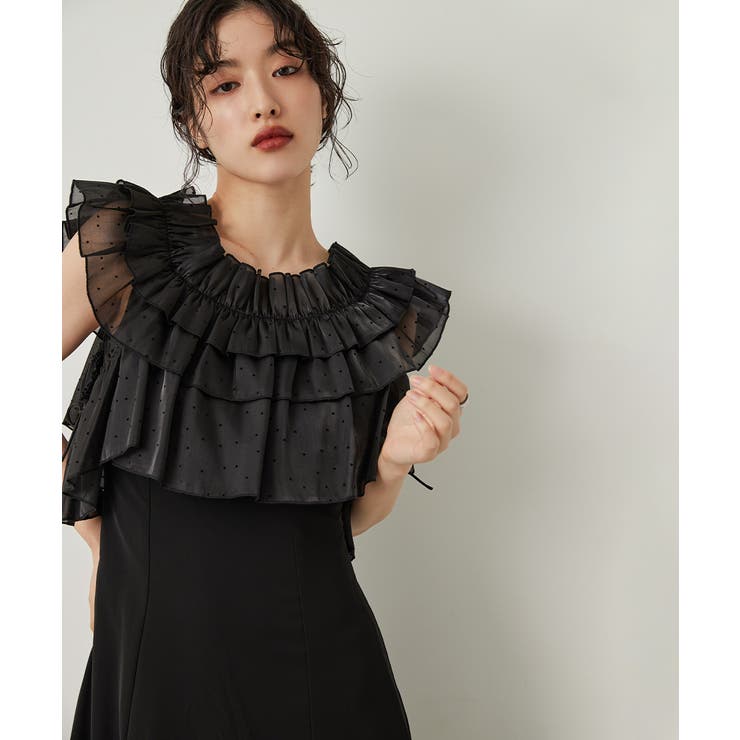 niana ニアナ ドットティアードトップスセットドレス | Fashion Letter | 詳細画像15 