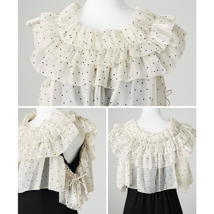 niana ニアナ ドットティアードトップスセットドレス | Fashion Letter | 詳細画像16 