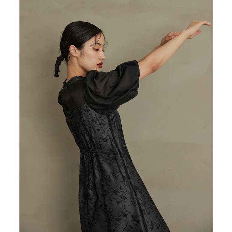 niana ニアナ オーガンジースリーブドレス | Fashion Letter | 詳細画像17 