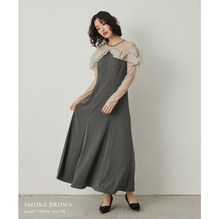 niana ニアナ フリルフレアドレス | Fashion Letter | 詳細画像10 