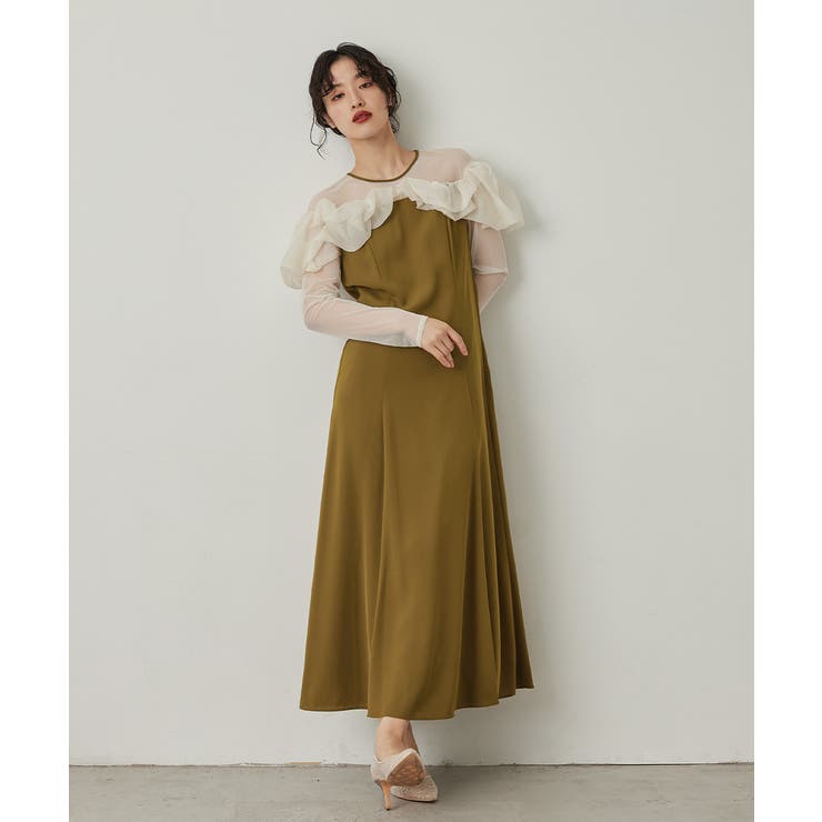 niana ニアナ フリルフレアドレス[品番：FT000009885]｜Fashion