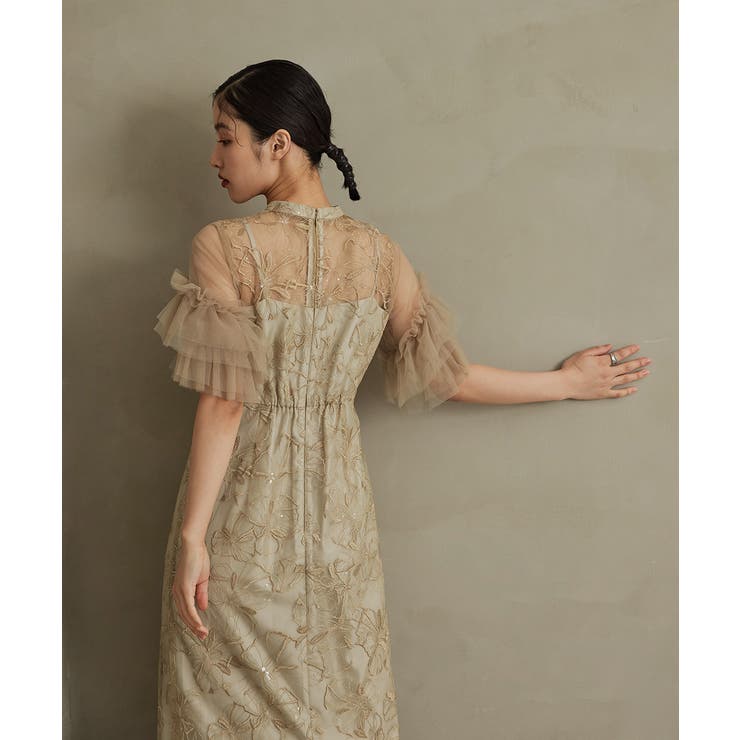 niana ニアナ スパンコール刺繍レースドレス[品番：FT000009881]｜Fashion  Letter（ファッションレター）のレディースファッション通販｜SHOPLIST（ショップリスト）