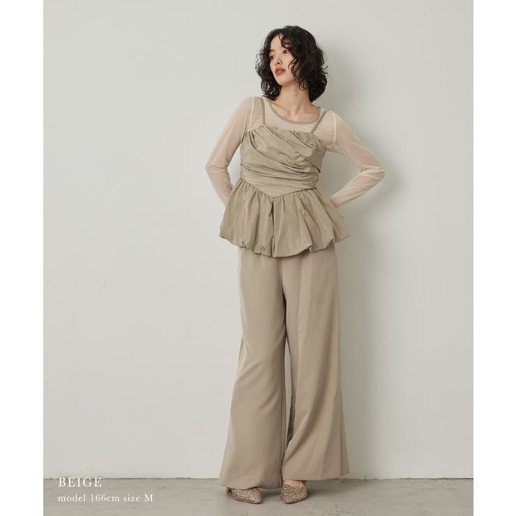 niana ニアナ シャーリングギャザーセットアップドレス | Fashion Letter | 詳細画像2 