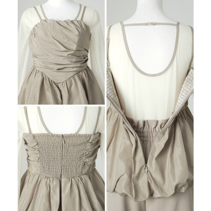 niana ニアナ シャーリングギャザーセットアップドレス | Fashion Letter | 詳細画像16 