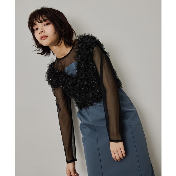 niana ニアナ フリンジグリッターベストセットドレス[品番