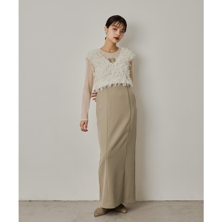 niana ニアナ フリンジグリッターベストセットドレス | Fashion Letter | 詳細画像13 