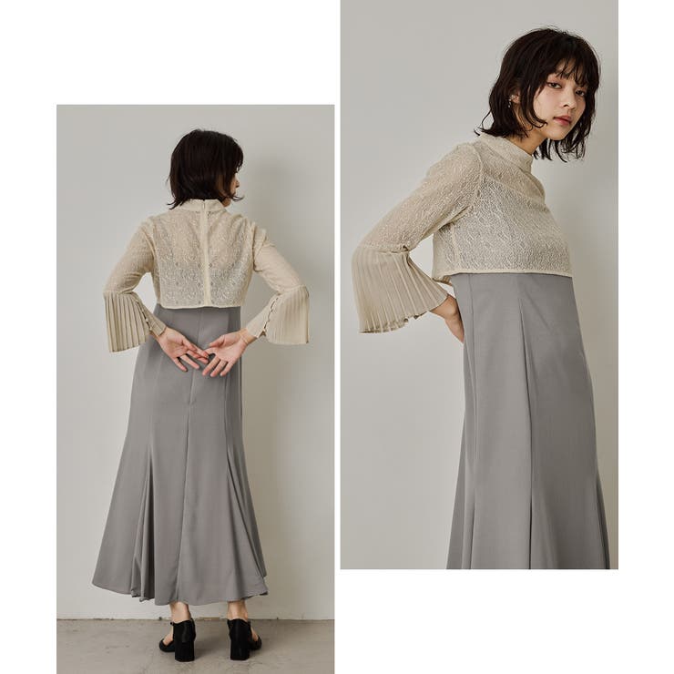 niana ニアナ ベルスリーブレースボレロセットマーメイドドレス
