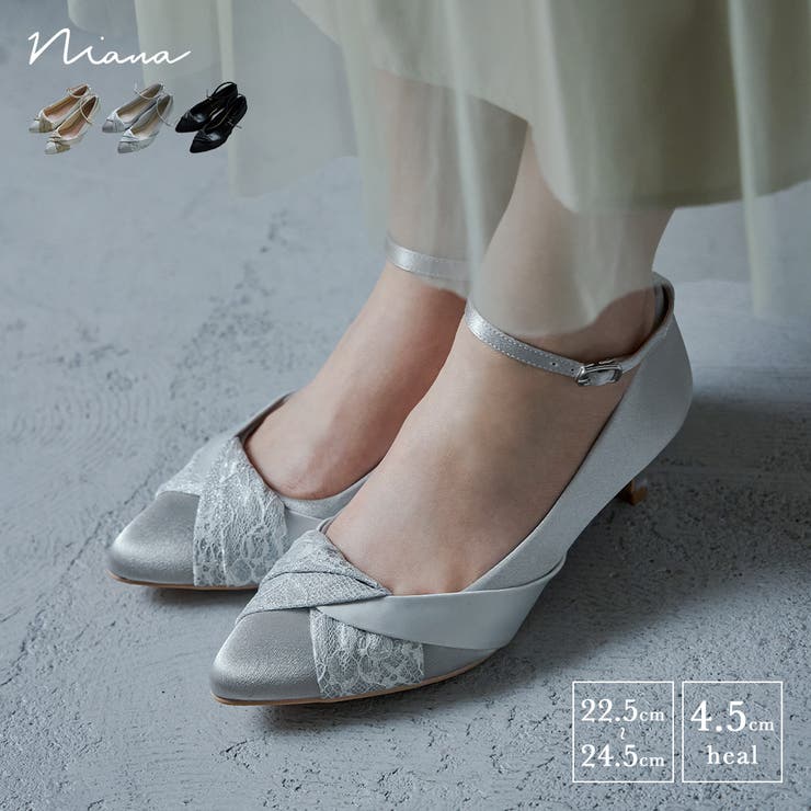niana ニアナ レースリボンモチーフパンプス | Fashion Letter | 詳細画像1 