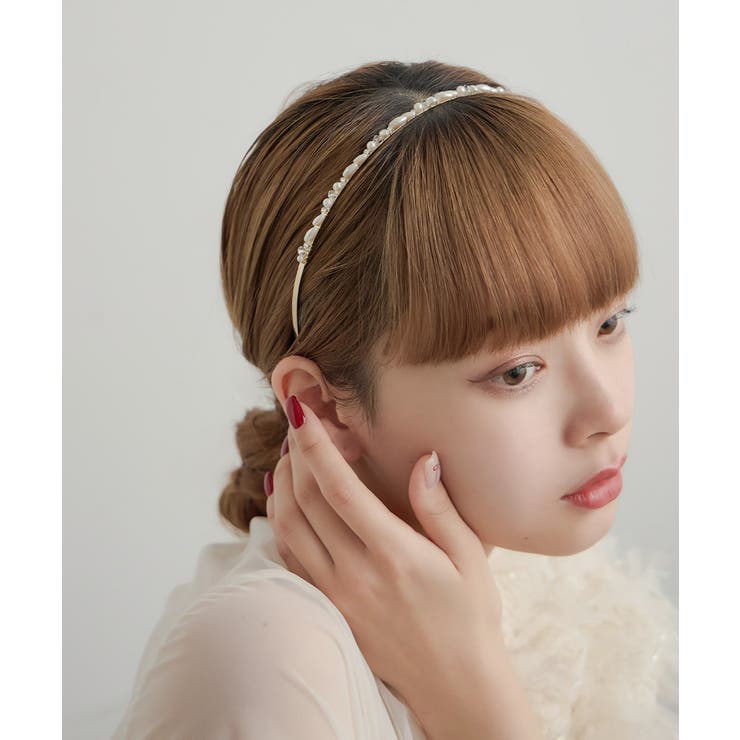 niana ニアナ パールビーズカチューシャ | Fashion Letter | 詳細画像4 