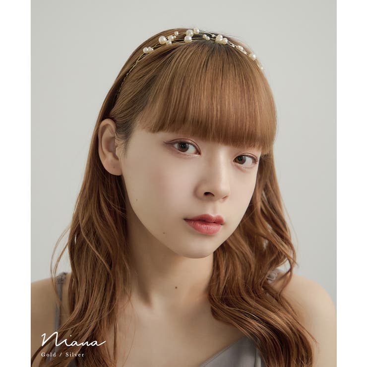 niana ニアナ ボリュームパールカチューシャ | Fashion Letter | 詳細画像1 