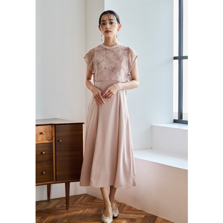 niana ニアナ スパンコールレースドッキングドレス[品番 niana ニアナ スパンコールレースドッキングドレス[品番