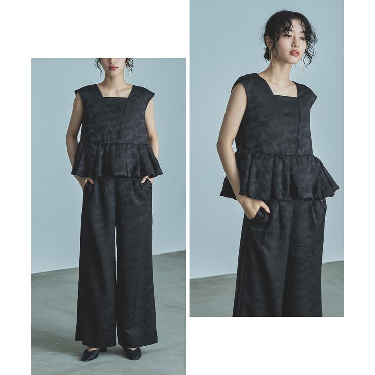 niana ニアナ ペプラムセットアップドレス[品番：FT000009187