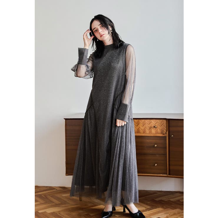 niana ニアナ ラメチュールAラインドレス[品番：FT000010122