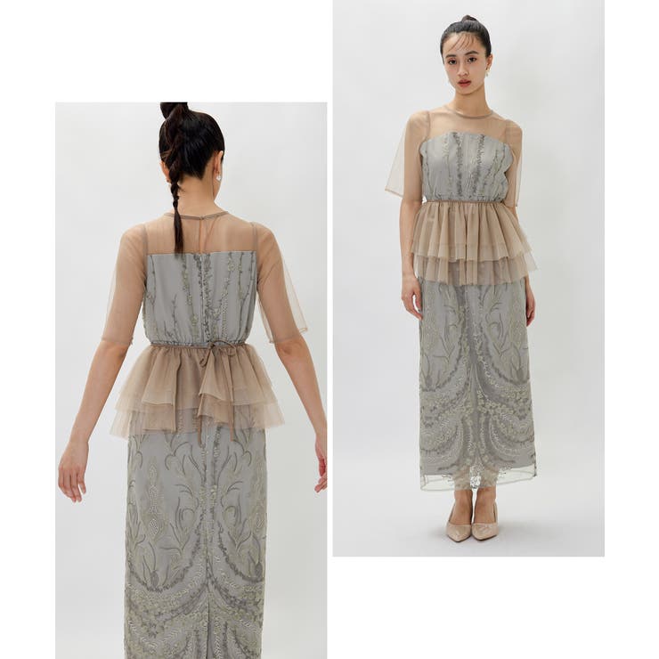 niana ニアナ マルチケープ刺繍レースドレス | Fashion Letter | 詳細画像12 