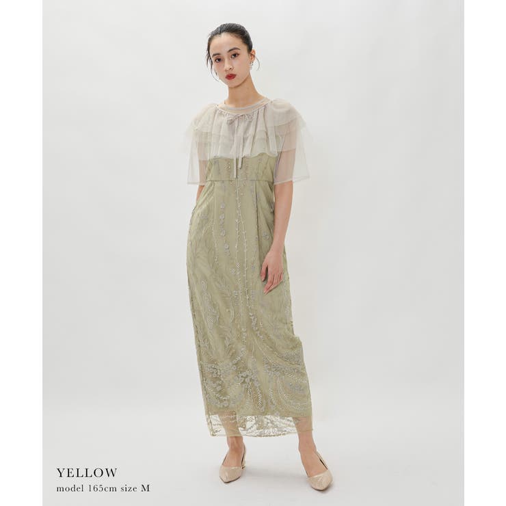 niana ニアナ マルチケープ刺繍レースドレス | Fashion Letter | 詳細画像14 