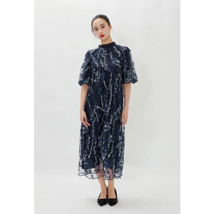 niana ニアナ 刺繍レースAラインドレス[品番：FT000009824]｜Fashion