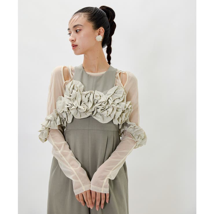 niana ニアナ ラッフルビスチェパンツドレス[品番：FT000010222