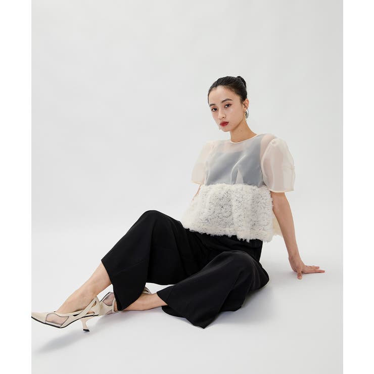 niana ニアナ スウェルペプラムセットアップパンツドレス[品番