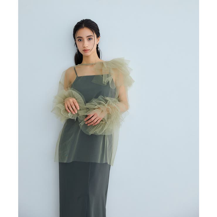 niana ニアナ ブルーミングチュールドレス | Fashion Letter | 詳細画像10 