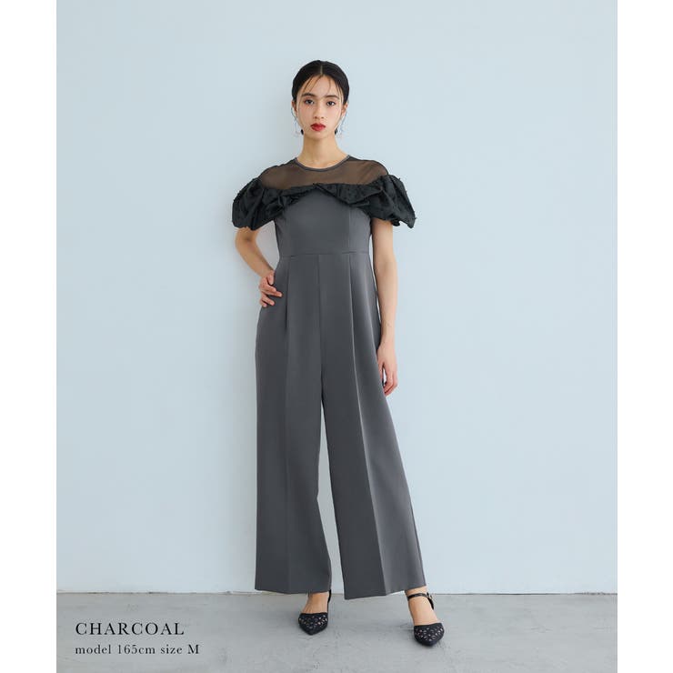 niana ニアナ フリルオールインワンパンツドレス | Fashion Letter | 詳細画像13 