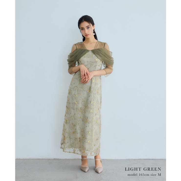 ファッションレター　nianaニアナ　セットアップ　パンツドレス　刺繍レース ファッションレター nianaニアナ セットアップ パンツドレス