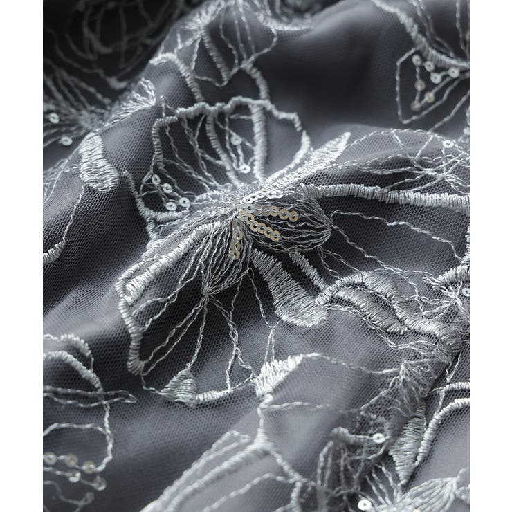 niana ニアナ オフショルダースパンコール刺繍レースドレス | Fashion Letter | 詳細画像19 